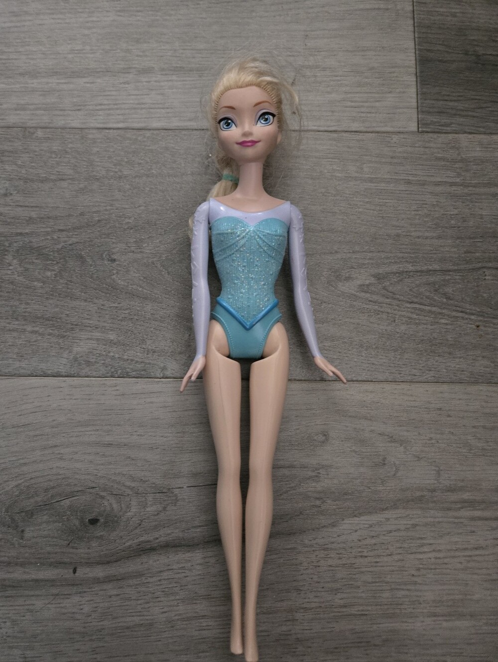 Mattel Elsa Doll Built In Blue Clothing